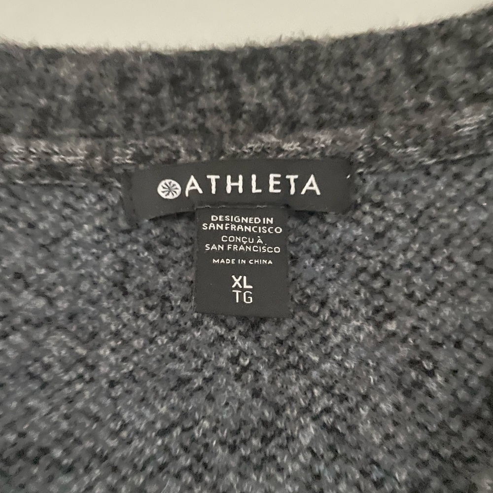 Atheta Westlake Textured Merino Wool Cardigan Fog Camo Cool - Picture 8 of 12